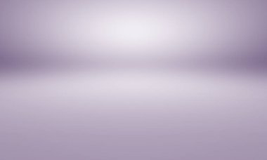 Stüdyo Arkaplan Konsepti - ürün için soyut boş ışık gradyanı mor stüdyo odası arka planı.