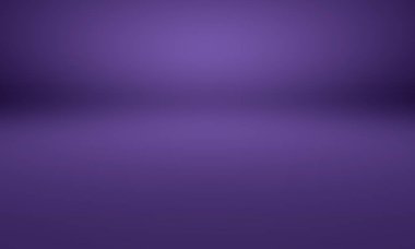 Stüdyo Arkaplan Konsepti - ürün için soyut boş ışık gradyanı mor stüdyo odası arka planı.