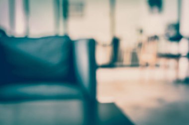 Vintage tarzı - Klima kafede bokeh görüntü ile arka plan bulanıklık