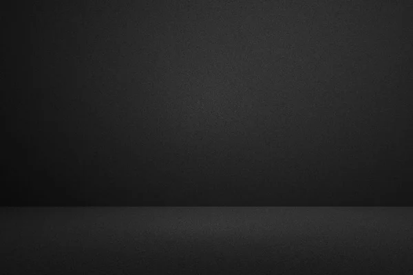 Abstrakter Luxus verschwimmt mit dunkelgrauen und schwarzen Farbverläufen, die als Hintergrund für Studiowände zur Anzeige Ihrer Produkte verwendet werden. — Stockfoto