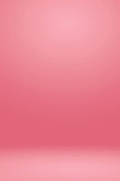 Astratto Rosa chiaro Rosso sfondo Natale e San Valentino layout design, studio, camera, modello web, Rapporto d'affari con il colore sfumato cerchio liscio — Foto Stock