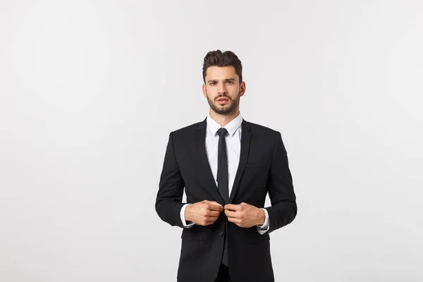 Concepto de negocio - Retrato guapo Hombre de negocios cara de confianza . —  Fotos de Stock