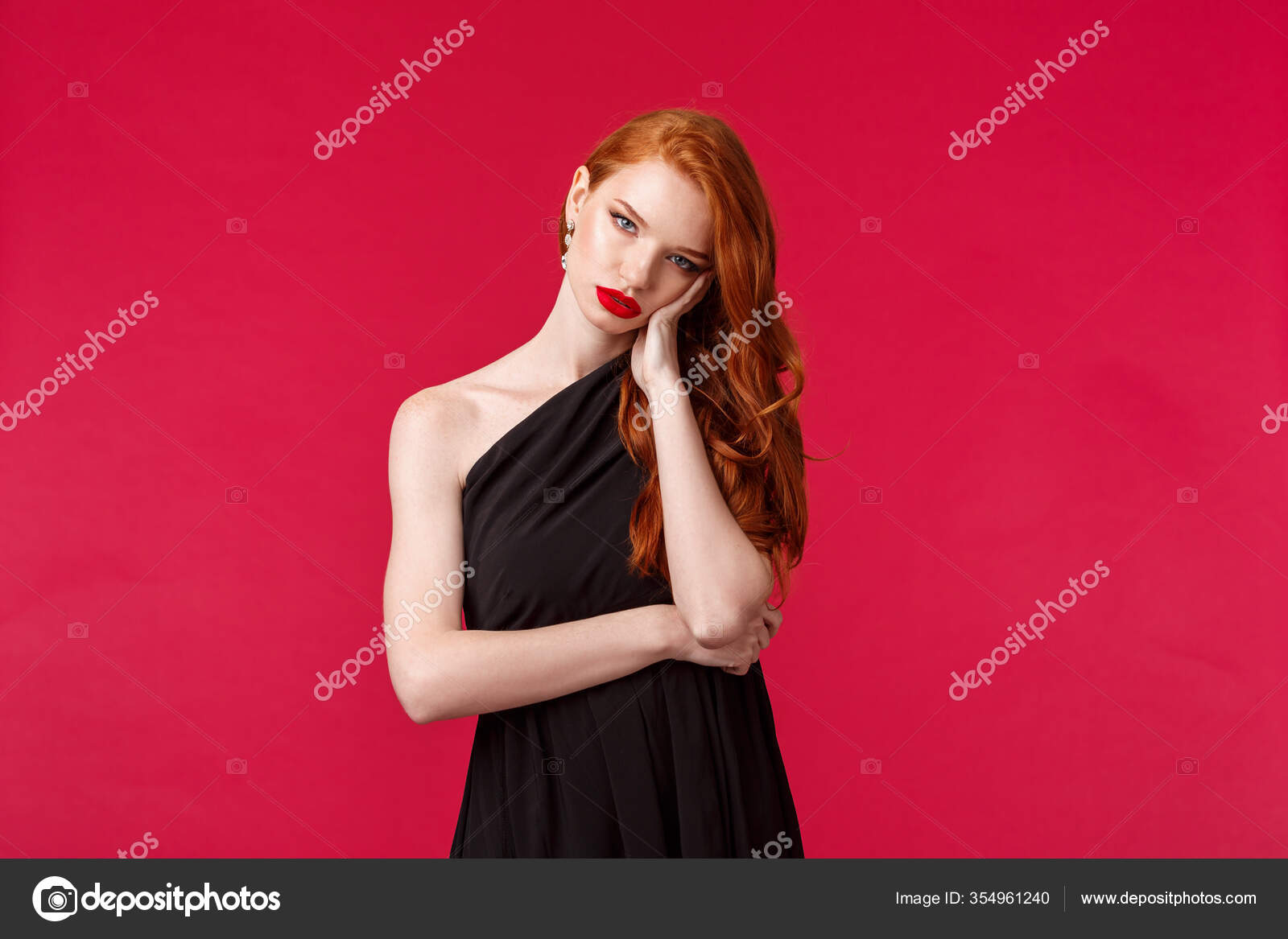 Redhead discount prom dress