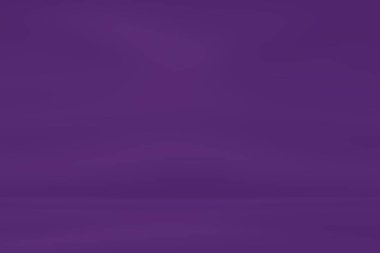 Stüdyo Arkaplan Konsepti - ürün için soyut boş ışık gradyanı mor stüdyo odası arka planı.