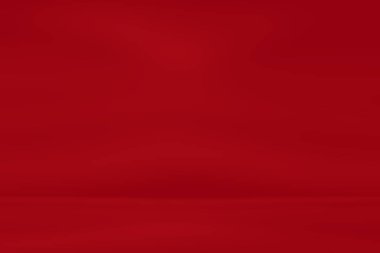 Gradyanı olan soyut kırmızı ışık stüdyo arkaplanı.