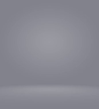 Boş beyaz ve gri stüdyo arkaplanı