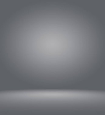 Boş beyaz ve gri stüdyo arkaplanı