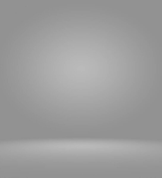Empty white and grey studio backdrop background