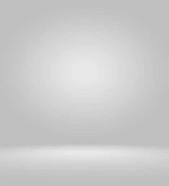 Пустой белый и серый фон студии — стоковое фото