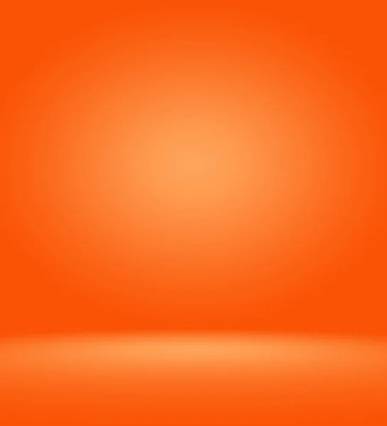 Πορτοκαλί φόντο φωτογραφικό στούντιο κάθετη με μαλακό βινιέτα. Μαλακή κλίση φόντου. Βαμμένο φόντο στούντιο καμβά. — Φωτογραφία Αρχείου