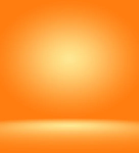 Estudio fotográfico naranja de fondo vertical con suave viñeta. Fondo de gradiente suave. Fondo de estudio de lona pintada . —  Fotos de Stock