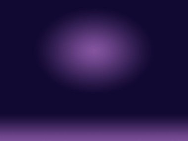 Stüdyo Arkaplan Konsepti - ürün için soyut boş ışık gradyanı mor stüdyo odası arka planı.