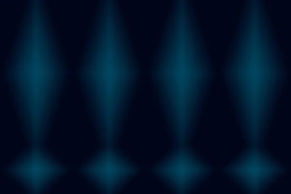 Abstrait Dégradé de luxe fond bleu. Bleu foncé lisse avec vignette noire Studio Banner. — Photo