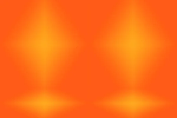 Streszczenie Pomarańczowy układ tła, studio, pokój, szablon strony internetowej, Raport biznesowy z płynnym kolorem gradientu koła. — Zdjęcie stockowe