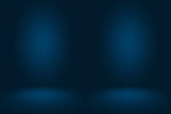 Abstract Smooth Dark blue with Black vignette Studio well use as background,business report,digital,website template,backdrop. — Stock Photo, Image