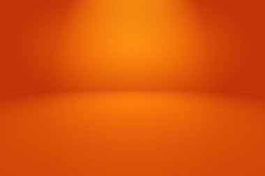 Soyut Turuncu arkaplan tasarımı, stüdyo, oda, web şablonu, düz daire eğimli iş raporu.