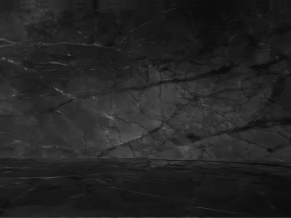 Черный мрамор естественный узор для фона, абстрактный черный и белый — стоковое фото