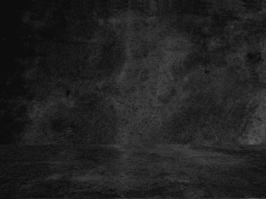 Eski siyah arka plan. Grunge dokusu. Siyah duvar kağıdı. Tahta Döşeme Betonu
