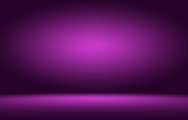 Абстрактный гладкий фиолетовый фон интерьера комнаты
