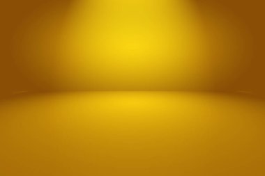 Parlak sarı gradyan stüdyo arkaplanının sihirli soyut yumuşak renkleri.
