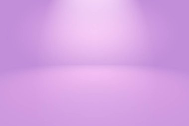Stüdyo Arkaplan Konsepti - ürün için soyut boş ışık gradyanı mor stüdyo odası arka planı.