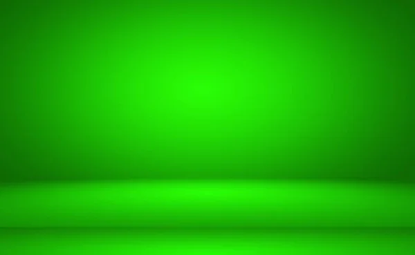 Gradient vert fond abstrait chambre vide avec espace pour votre texte et image. — Photo