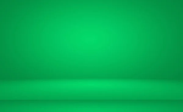 Verde gradiente abstrato fundo vazio quarto com espaço para o seu texto e imagem. — Fotografia de Stock