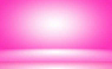 Soyut boş açık pembe stüdyo odası arka planı, ürün gösterimi, afiş, şablon için montaj olarak kullan.