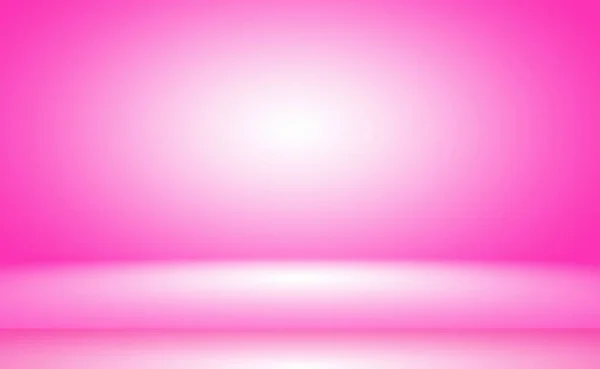 Abstrakt, glatt, lys rosa bakgrunn i studioet, bruk som montasje for visning av produkter, banner, mal. – stockfoto