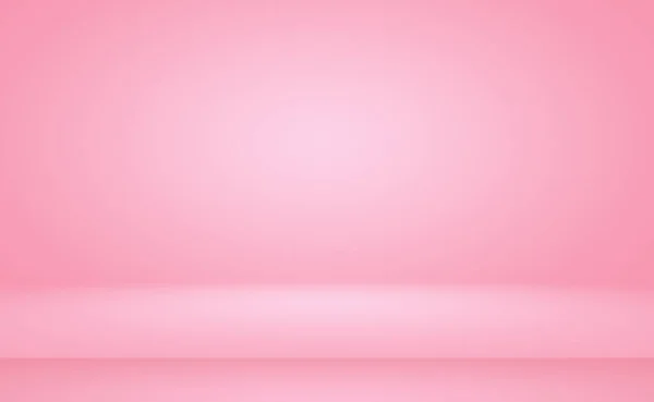 Absztrakt üres sima fény rózsaszín stúdió szoba háttér, Használja montázs termék kijelző, banner, sablon. — Stock Fotó
