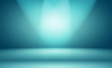 Soyut Lüks Derece Mavi arka plan. Siyah vignette Stüdyo Sancağıyla Pürüzsüz Koyu Mavi.