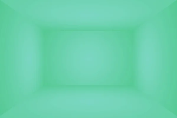 Luxo planície Verde gradiente abstrato estúdio fundo vazio quarto com espaço para o seu texto e imagem — Fotografia de Stock