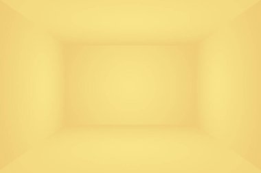 Soyut Lüks Altın Gradyan Stüdyo Duvarı. Arka plan, düzen, afiş ve ürün sunumu olarak kullanılabilir..