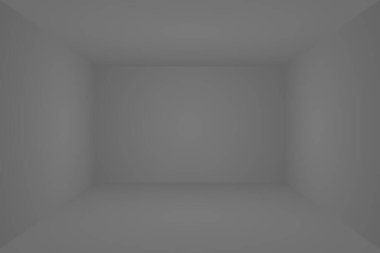 Soyut lüks bulanık koyu gri ve siyah gradyan. Ürünlerinizi sergilemek için arka plan stüdyo duvarı olarak kullanılır..