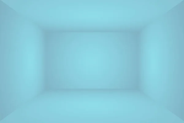 Abstract Luxe verloop Blauwe achtergrond. Glad Donkerblauw met Black vignette Studio Banner. 3D Studio kamer. — Stockfoto