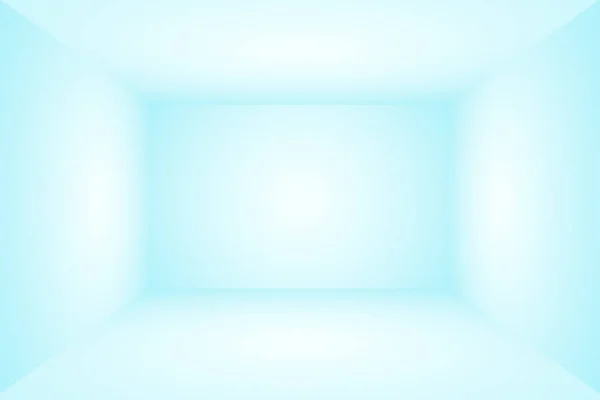 Αφηρημένη κλίση πολυτέλειας Μπλε φόντο. Λείο σκούρο μπλε με μαύρο βινιέτα Studio Banner. 3D Studio Room. — Φωτογραφία Αρχείου