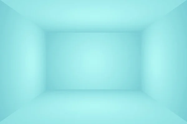 Abstrakter Luxus-Farbverlauf Blauer Hintergrund. Glattes Dunkelblau mit schwarzer Vignette Studio Banner. 3D Studio Zimmer. — Stockfoto