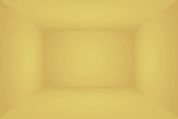 Abstrato Luxury Gold parede do estúdio gradiente amarelo, bem uso como fundo, layout, banner e apresentação do produto. — Fotografia de Stock