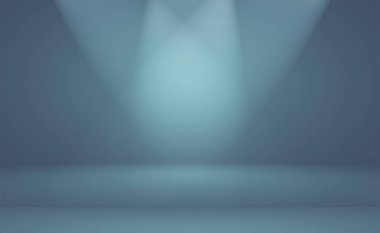 Soyut Lüks Derece Mavi arka plan. Siyah vignette Stüdyo Sancağıyla Pürüzsüz Koyu Mavi.