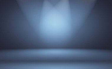 Soyut Lüks Derece Mavi arka plan. Siyah vignette Stüdyo Sancağıyla Pürüzsüz Koyu Mavi.