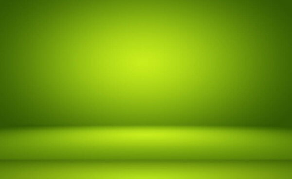 Зеленый градиент абстрактный фон пустая комната с местом для текста и изображения.