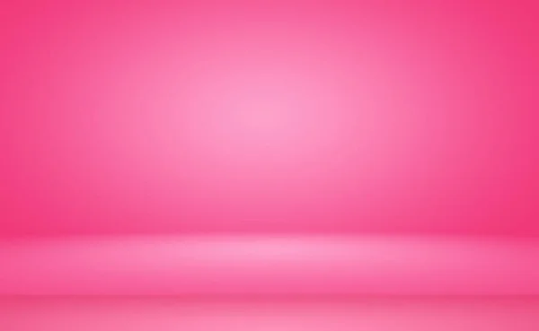 概要空の滑らかなピンクのスタジオルームの背景、製品表示、バナー、テンプレートのモンタージュとして使用. — ストック写真
