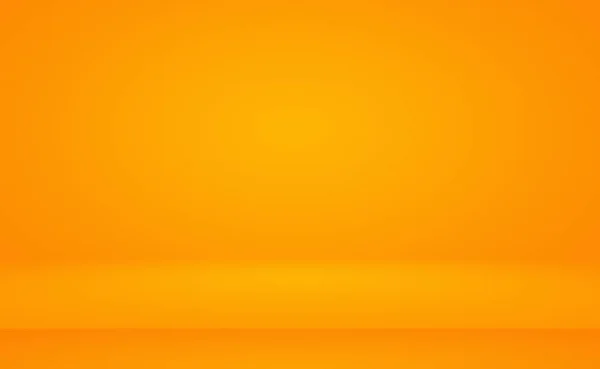 Abstract Projeto de layout de fundo laranja, estúdio, sala, modelo web, relatório de negócios com cor gradiente círculo liso. — Fotografia de Stock