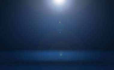 Soyut Lüks Derece Mavi arka plan. Siyah vignette Stüdyo Sancağıyla Pürüzsüz Koyu Mavi.