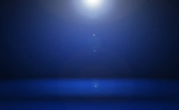 概要高級グラデーション青の背景。ブラックビネットスタジオと滑らかなダークブルー｜バナー. — ストック写真