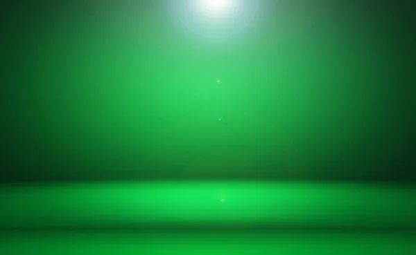 Lusso pianura Verde gradiente astratto studio sfondo stanza vuota con spazio per il testo e l'immagine — Foto Stock