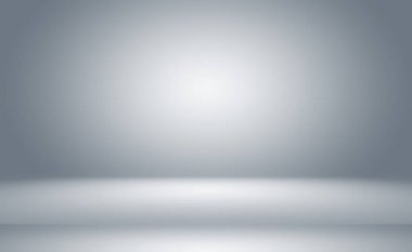 Soyut lüks bulanık koyu gri ve siyah gradyan. Ürünlerinizi sergilemek için arka plan stüdyo duvarı olarak kullanılır. Düz stüdyo arka planı.