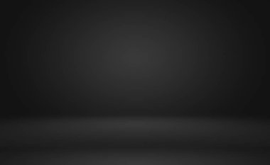 Soyut lüks bulanık koyu gri ve siyah gradyan. Ürünlerinizi sergilemek için arka plan stüdyo duvarı olarak kullanılır..