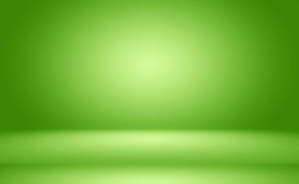 Зеленый градиент абстрактный фон пустая комната с местом для текста и изображения.