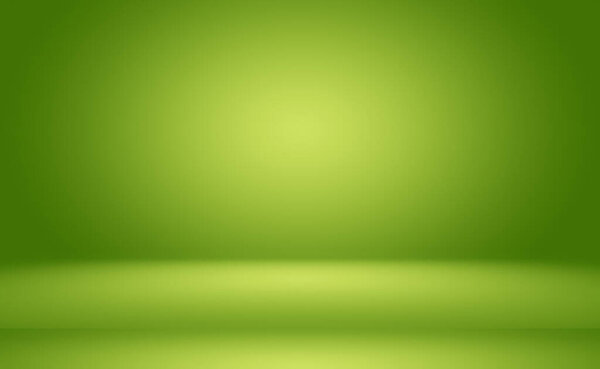 Зеленый градиент абстрактный фон пустая комната с местом для текста и изображения.